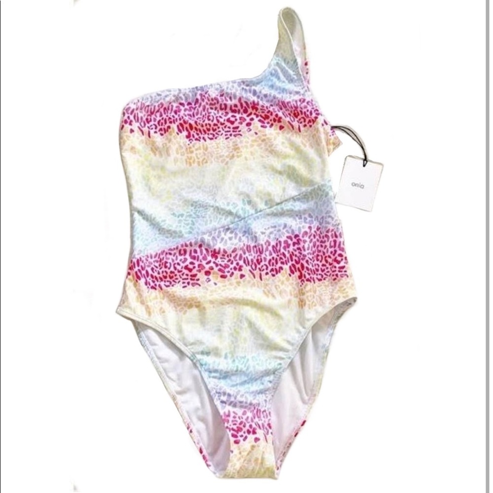 ONIA Multi-Colored Leopard 1 Piece Swimsuit 💗
